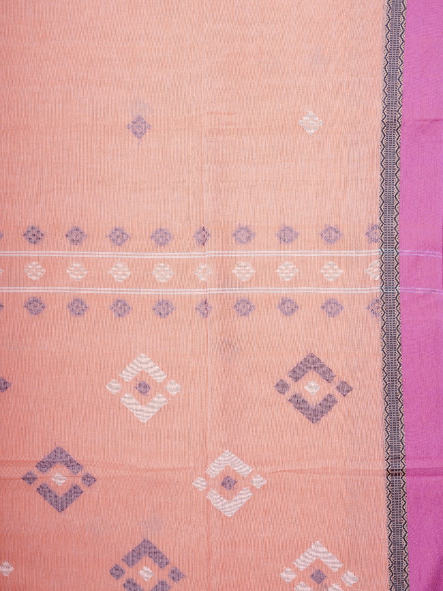 Cotton Pink 100% Pure Cotton - Manoranjitham Weaves - Handloom Store