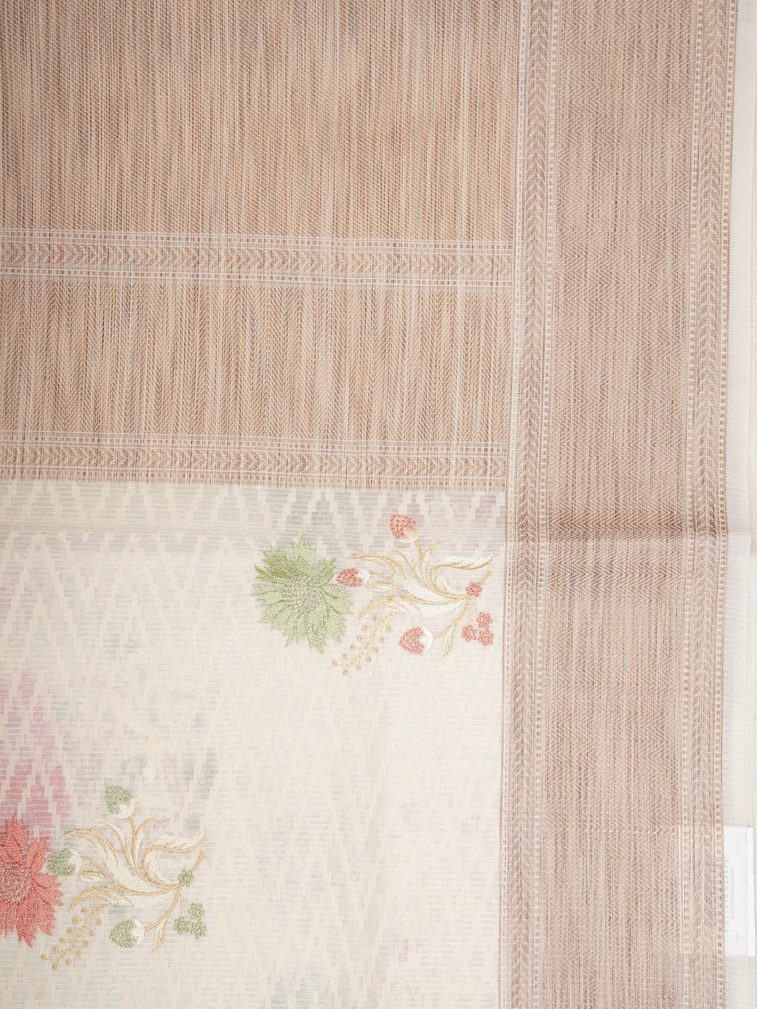 Kota Cream Kota - Manoranjitham Weaves - Handloom Store