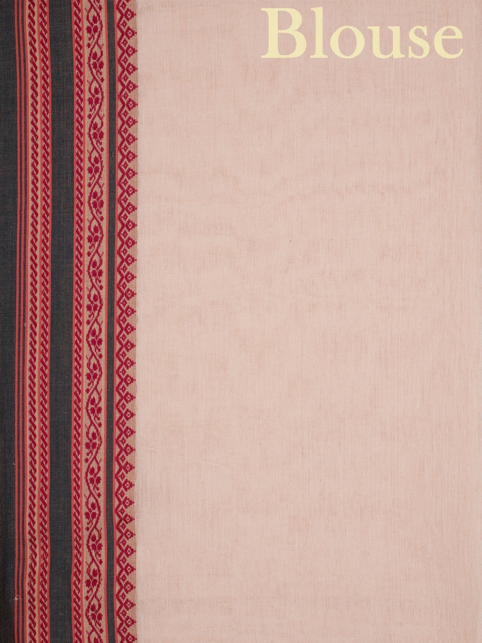 Handspun Cotton Cream Handpsun Cotton - Manoranjitham Weaves - Handloom Store