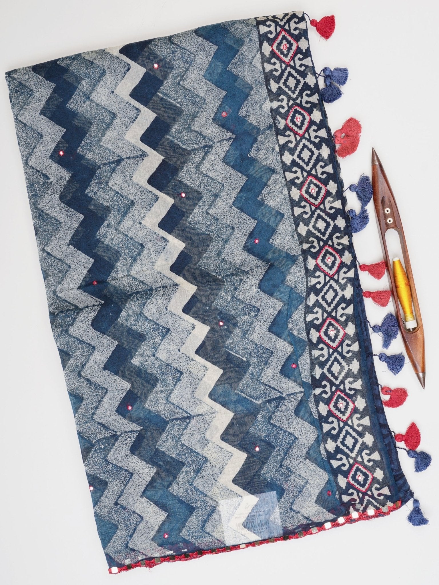 Cotton Blue Cotton - Manoranjitham Weaves - Handloom Store