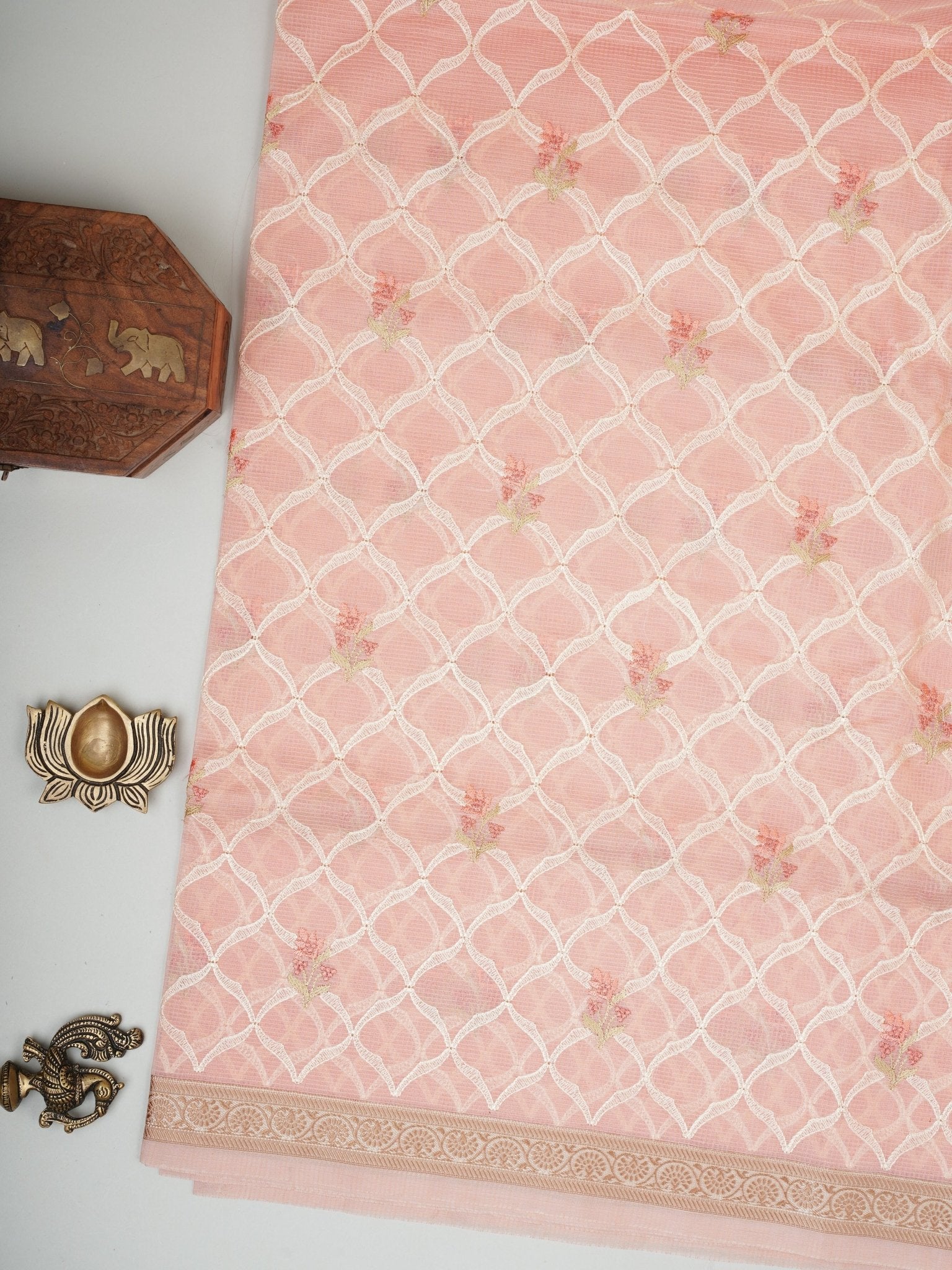 Kota Pink Kota - Manoranjitham Weaves - Handloom Store