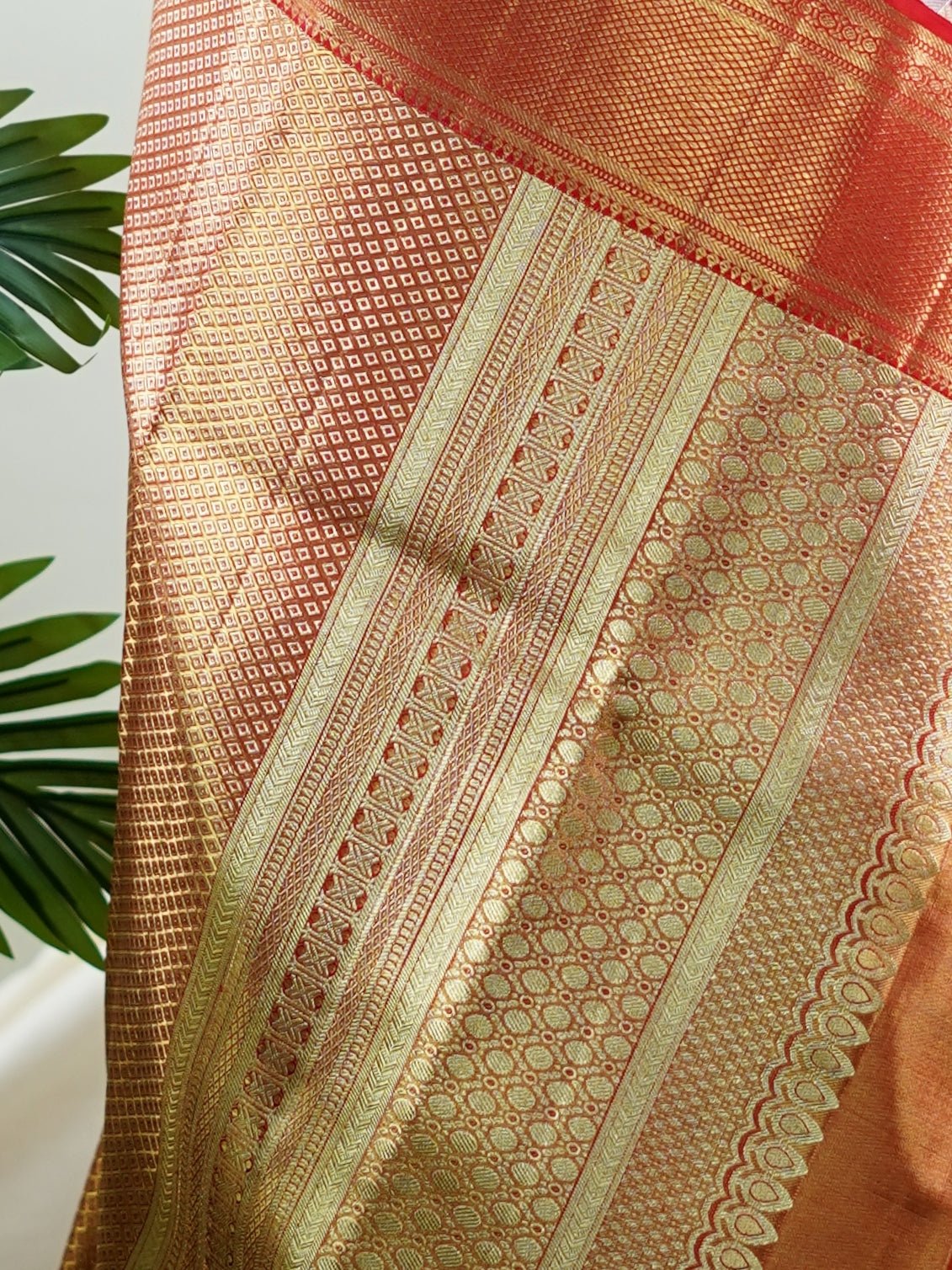 Kanchipuram Silk Baby Pink 100% Pure Silk - Manoranjitham Weaves - Handloom Store