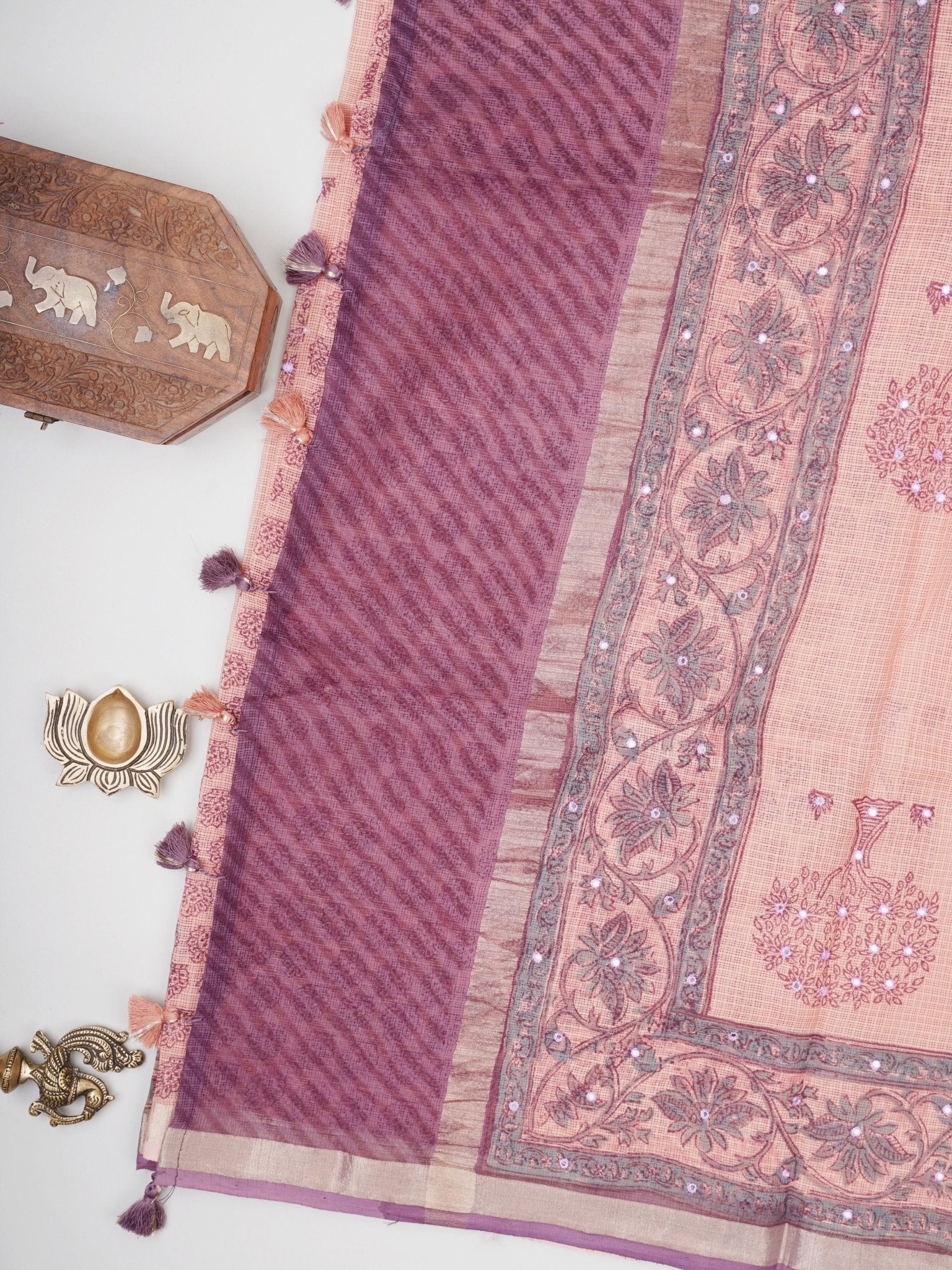 Kota Peach Kota - Manoranjitham Weaves - Handloom Store