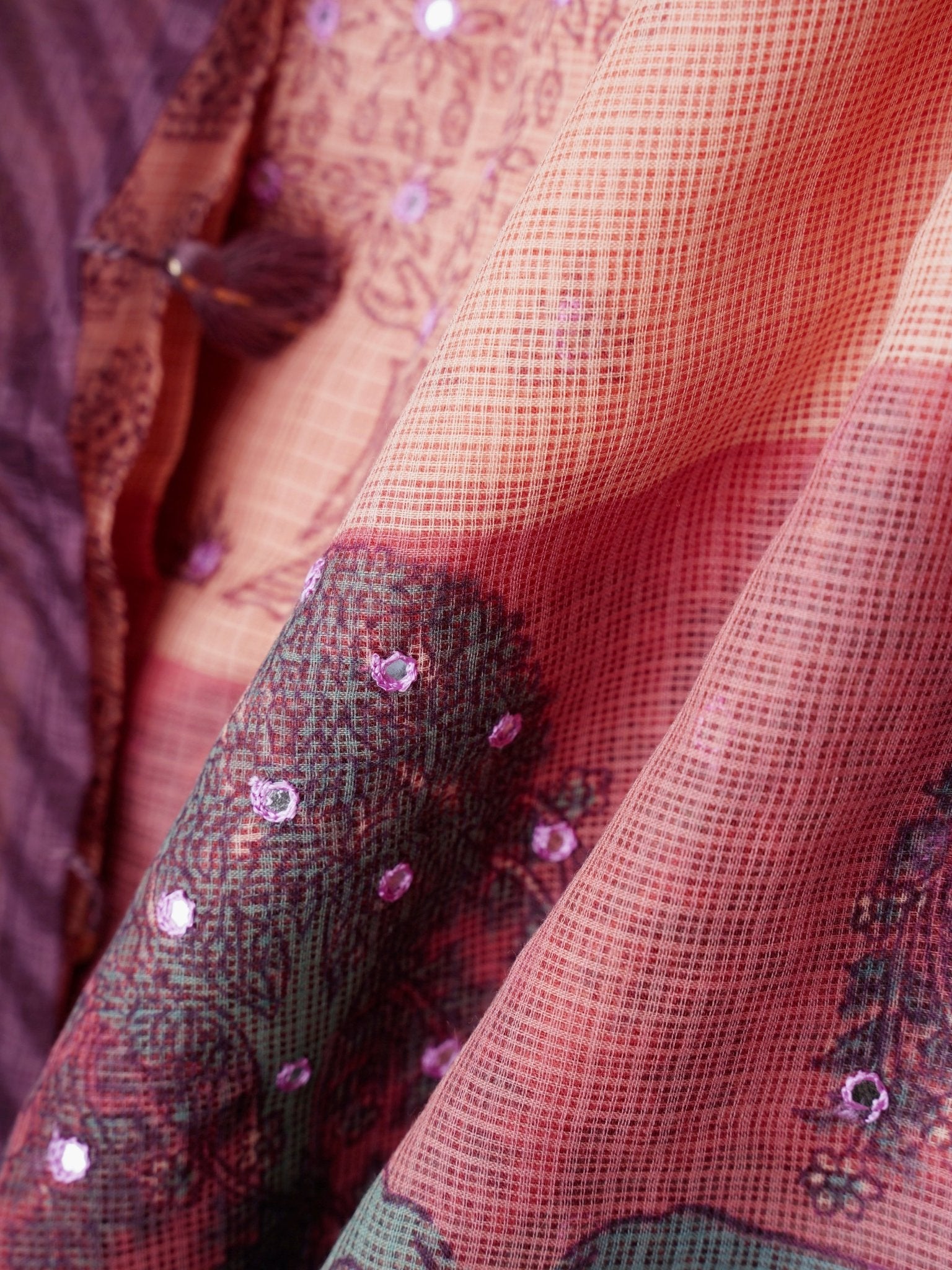 Kota Peach Kota - Manoranjitham Weaves - Handloom Store