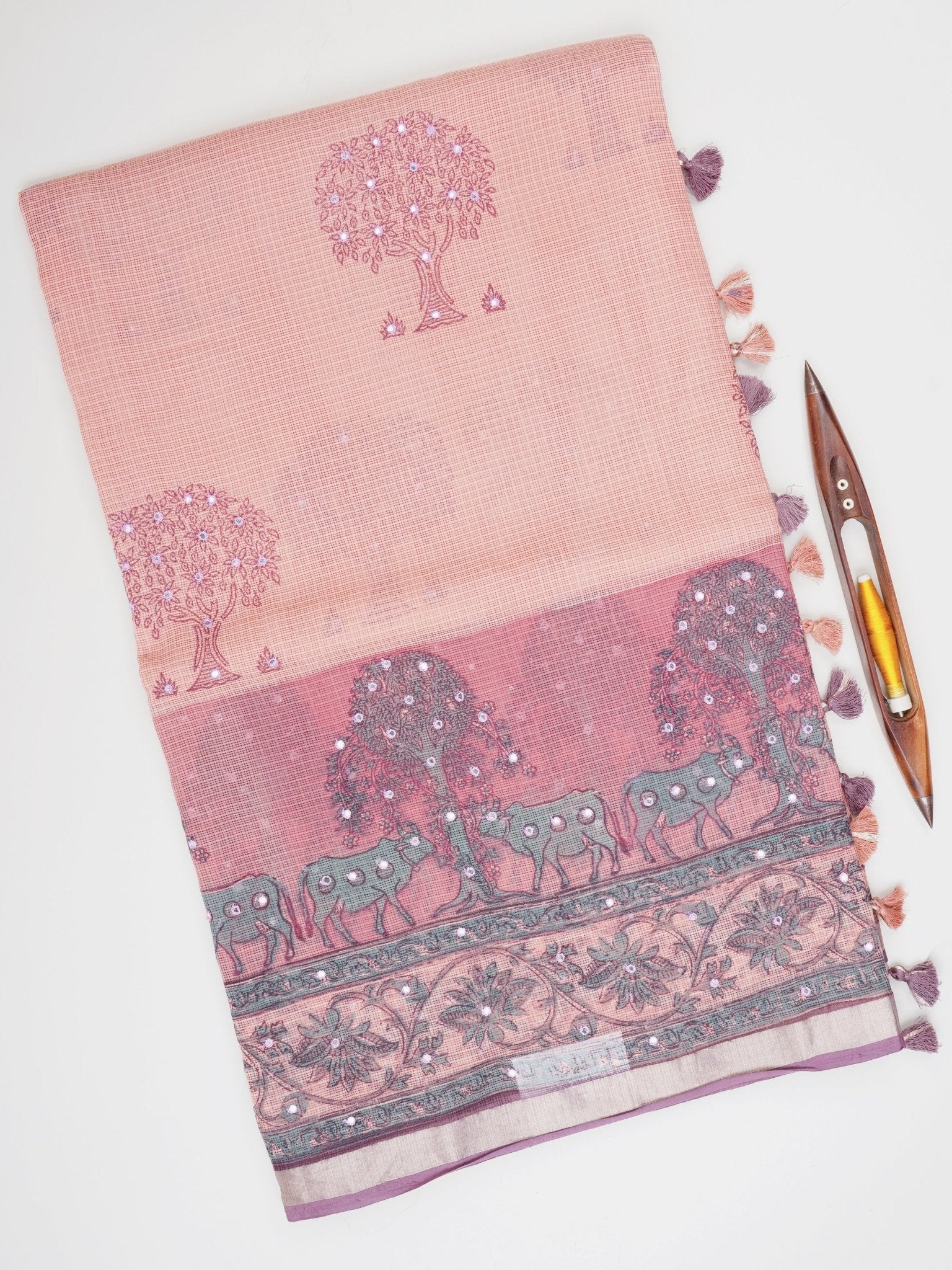 Kota Peach Kota - Manoranjitham Weaves - Handloom Store