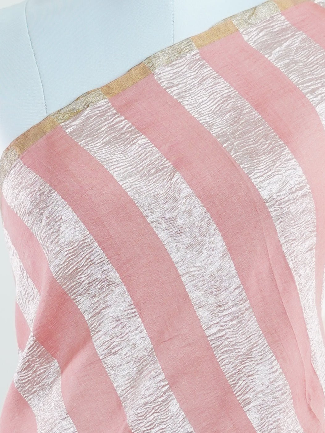 Tissue Peach 100% Pure Tissue - Manoranjitham Weaves - Handloom Store