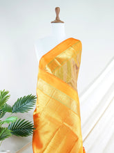 Kanchipuram Silk Green 100% Pure Silk - Manoranjitham Weaves - Handloom Store