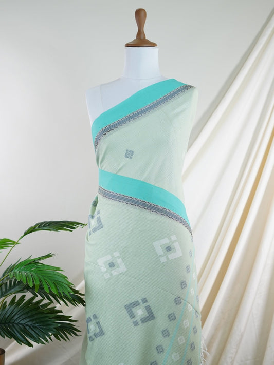 Cotton Grey 100% Pure Cotton - Manoranjitham Weaves - Handloom Store