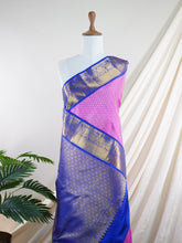 Kanchipuram Silk Pink 100% Pure Silk - Manoranjitham Weaves - Handloom Store