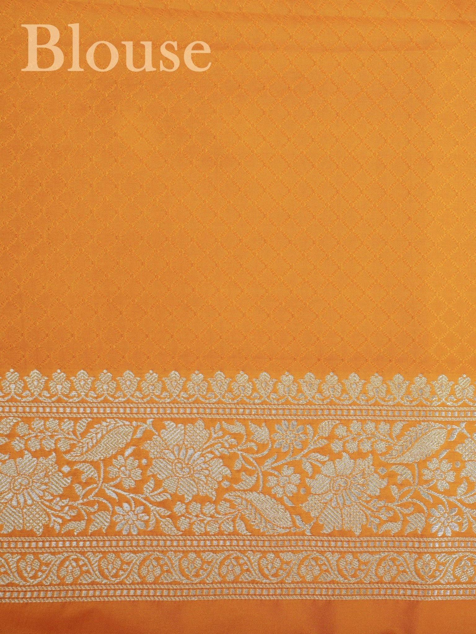 Katan Yellow Katan Semi Silk - Manoranjitham Weaves - Handloom Store