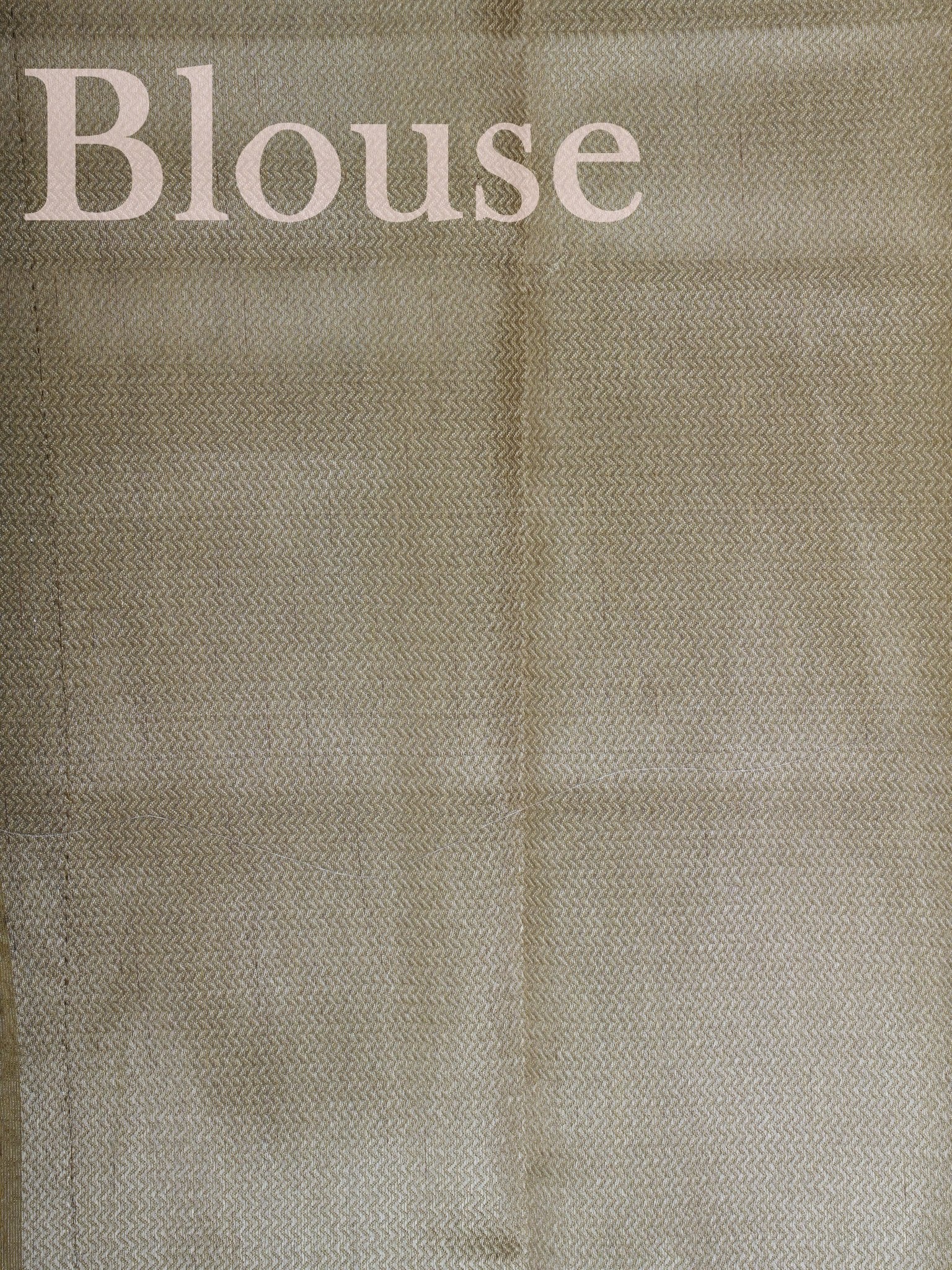 tissue Olive Green Semi Tissue - Manoranjitham Weaves - Handloom Store