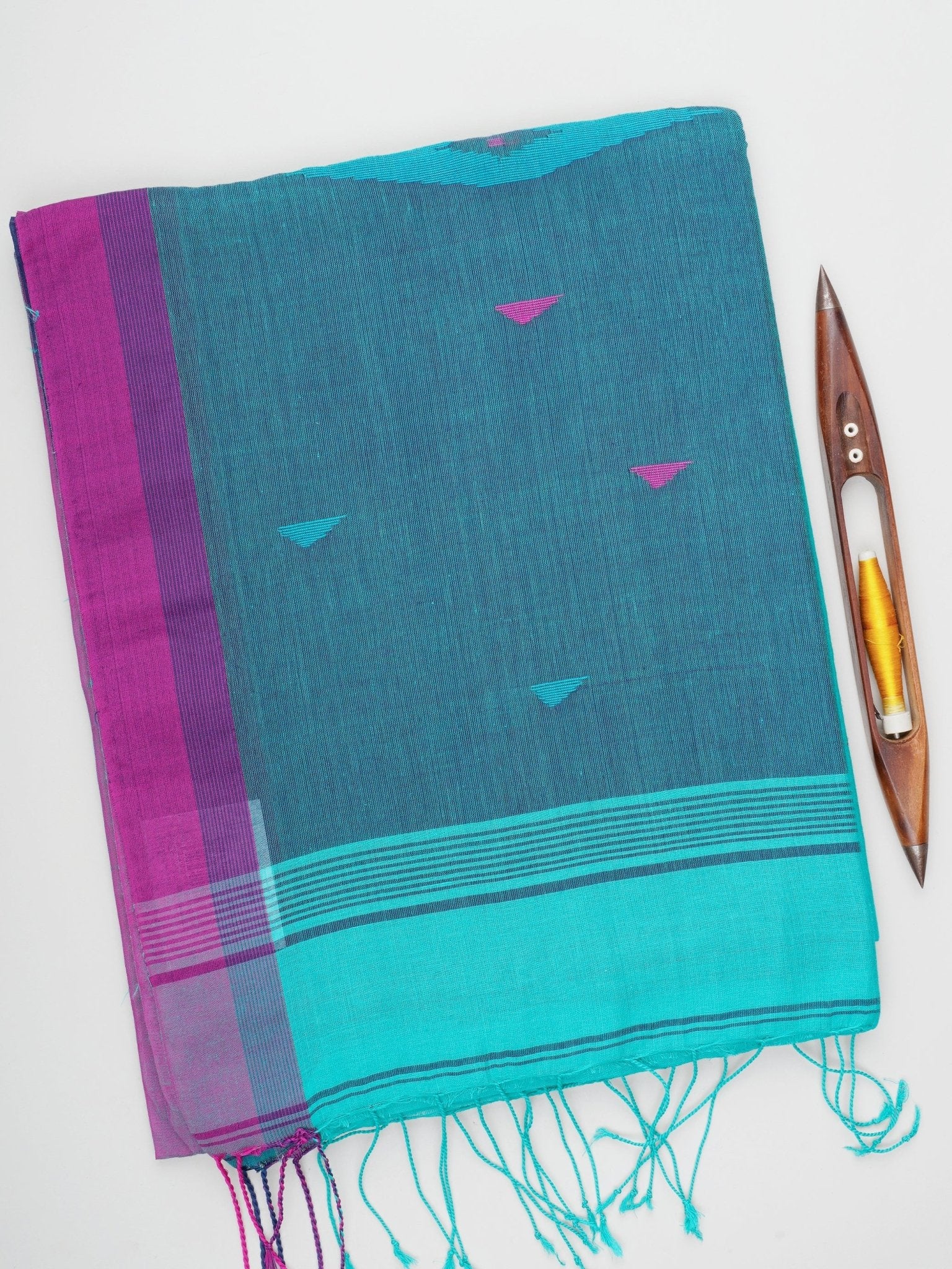 Cotton Purple 100% Pure Cotton - Manoranjitham Weaves - Handloom Store
