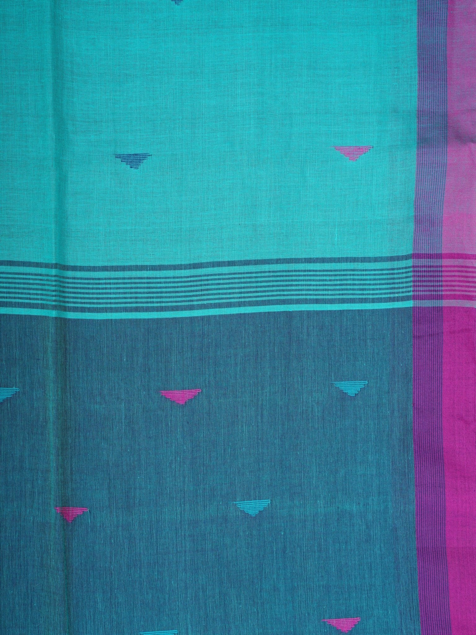 Cotton Purple 100% Pure Cotton - Manoranjitham Weaves - Handloom Store