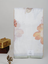 Linen White Silk Kota - Manoranjitham Weaves - Handloom Store