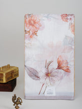 Linen White Silk Kota - Manoranjitham Weaves - Handloom Store