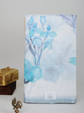 Linen White Silk Kota - Manoranjitham Weaves - Handloom Store