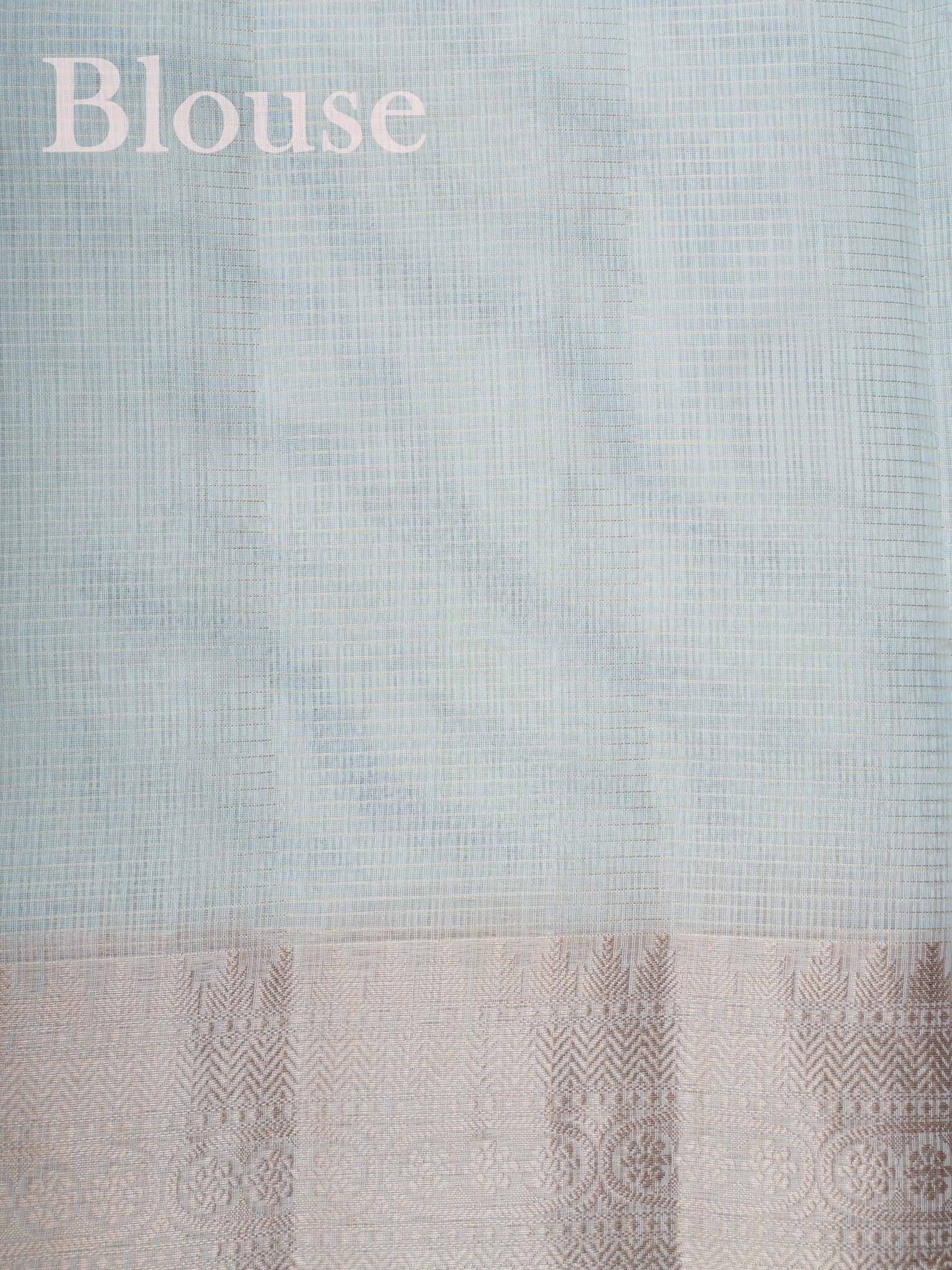 Kora Light Blue Kora - Manoranjitham Weaves - Handloom Store