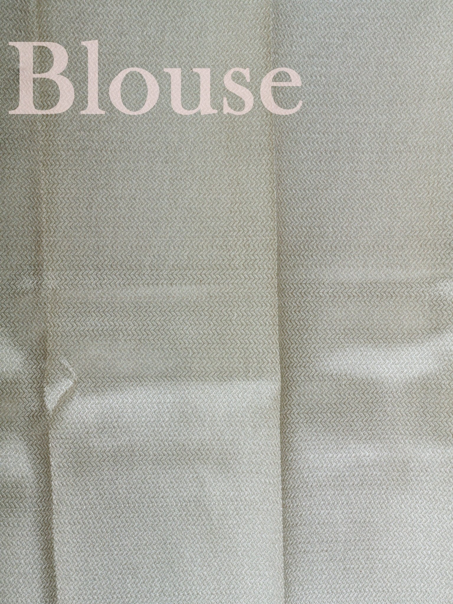 tissue Teal Green Semi Tissue - Manoranjitham Weaves - Handloom Store