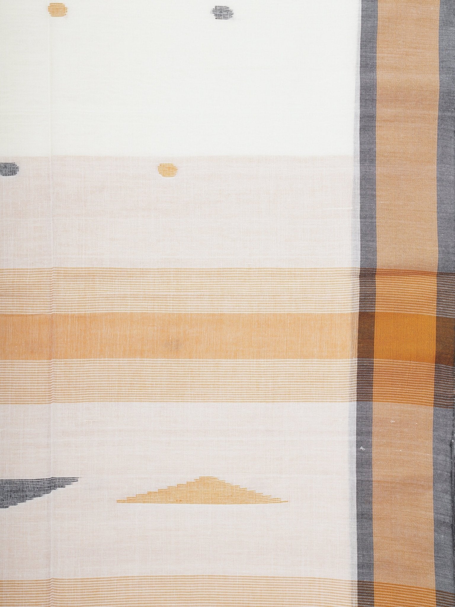 Cotton White 100% Pure Cotton - Manoranjitham Weaves - Handloom Store