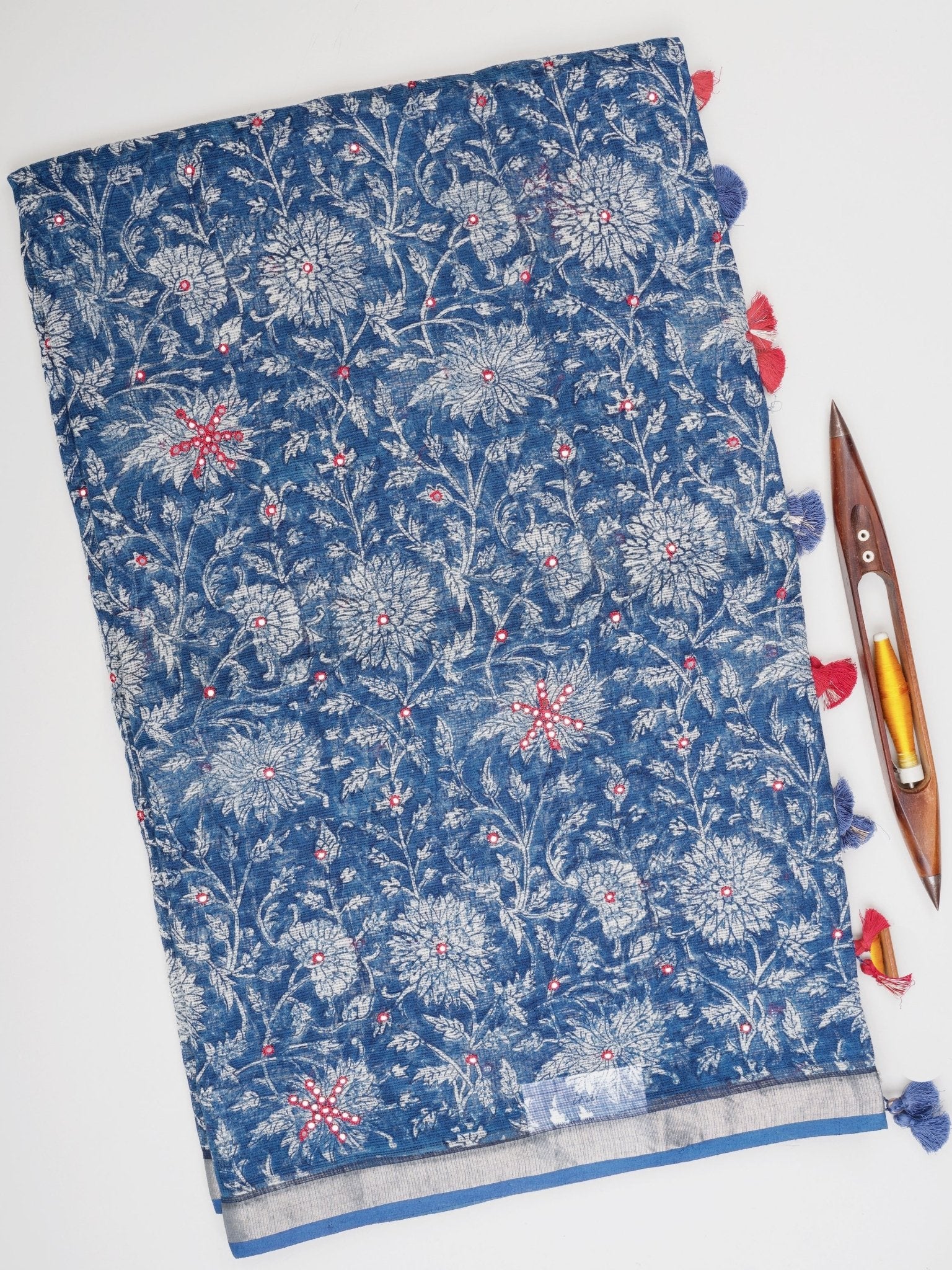 Kota Blue Kota - Manoranjitham Weaves - Handloom Store