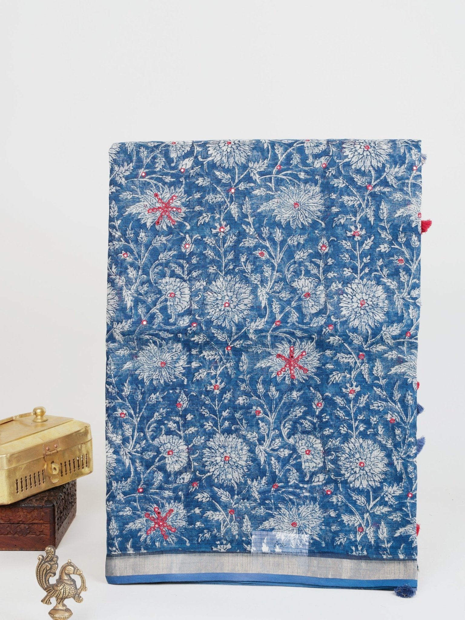 Kota Blue Kota - Manoranjitham Weaves - Handloom Store