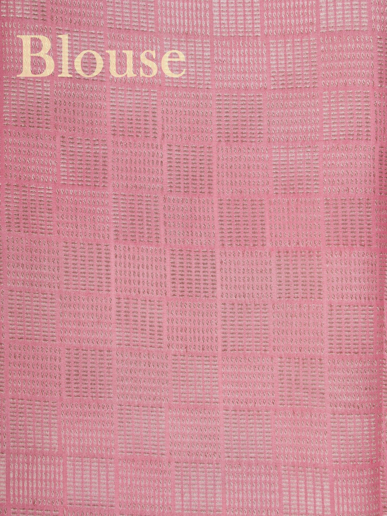 Chiniya Silk Baby Pink 100% Pure Katan Soft Silk - Manoranjitham Weaves - Handloom Store