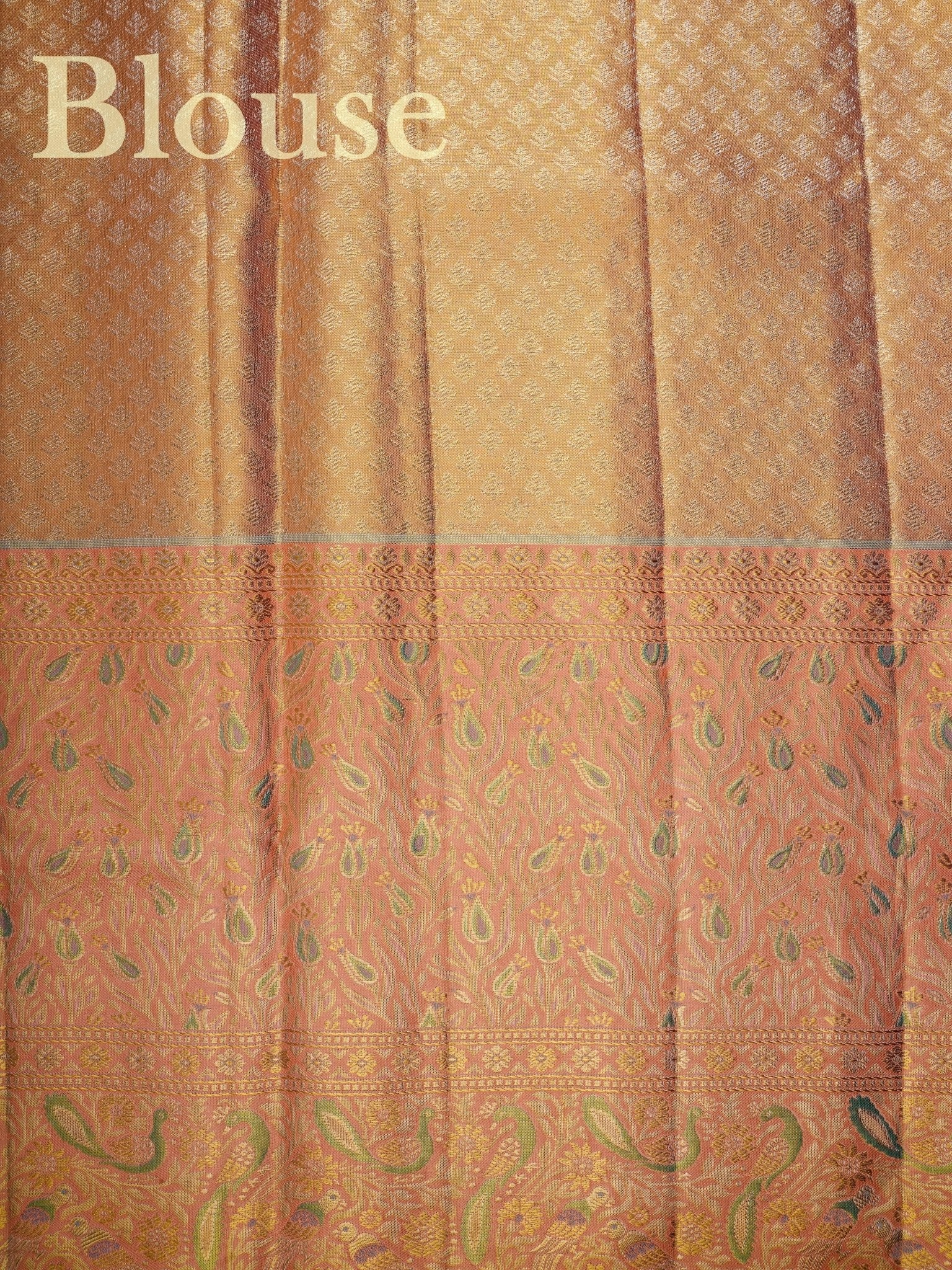 Kanchipuram Silk Green 100% Pure Silk - Manoranjitham Weaves - Handloom Store