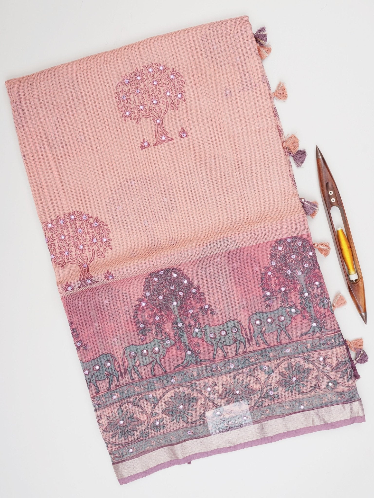 Kota Peach Kota - Manoranjitham Weaves - Handloom Store