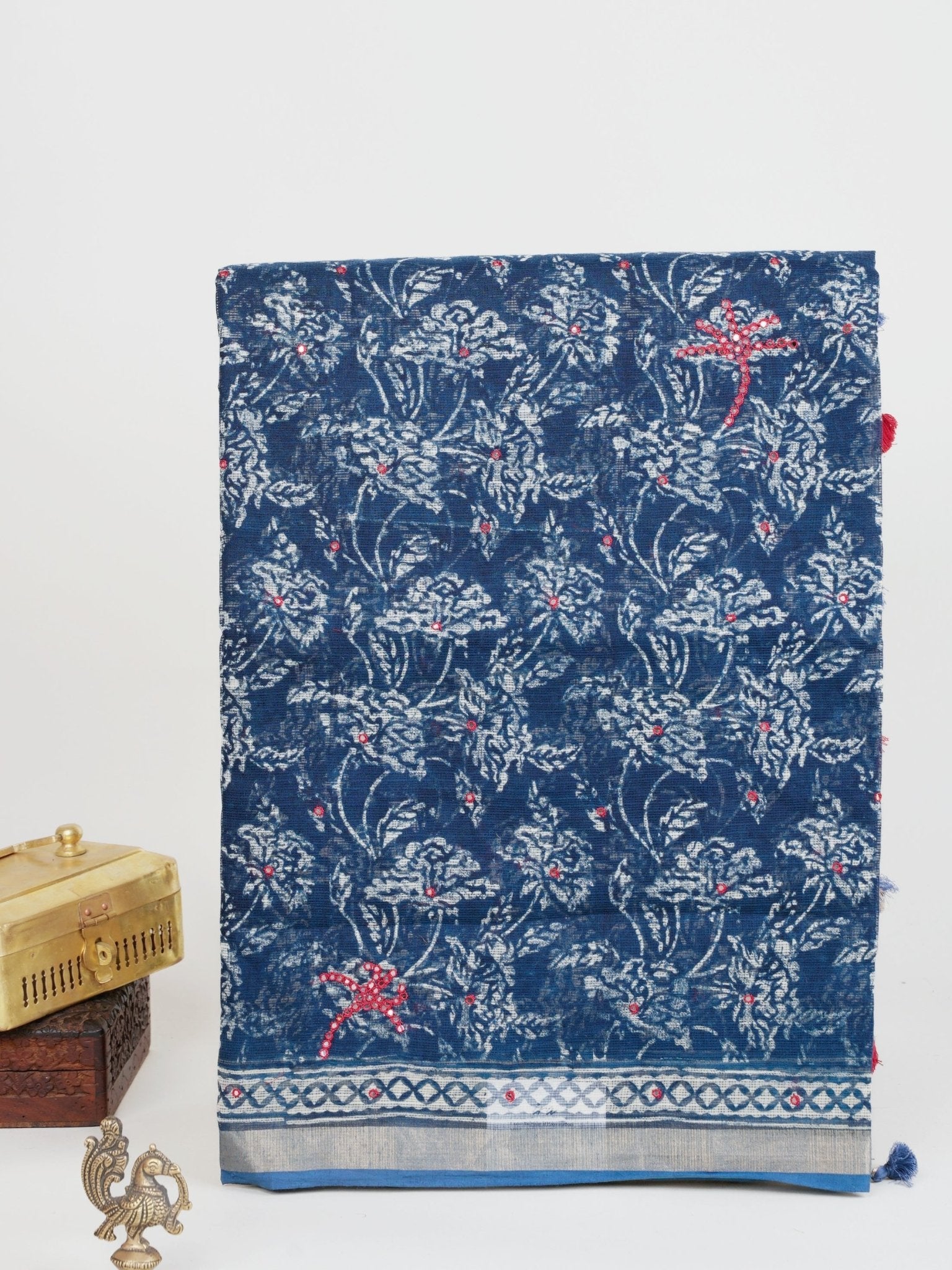 Kota Blue Kota - Manoranjitham Weaves - Handloom Store