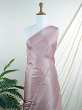 Chiniya Silk Peach 100% Pure Katan Soft Silk - Manoranjitham Weaves - Handloom Store