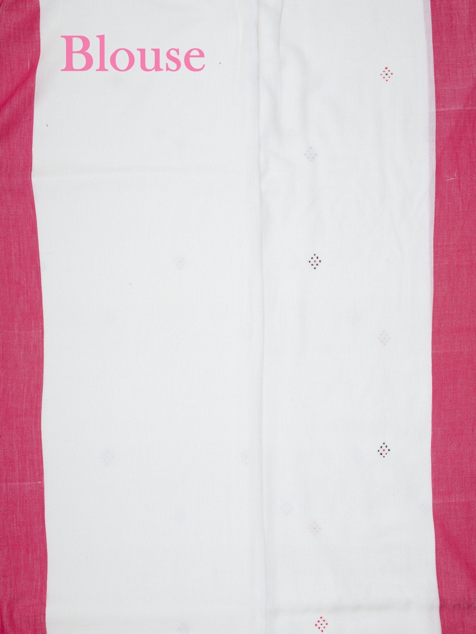 Handspun Cotton White 100% Pure Cotton - Manoranjitham Weaves - Handloom Store