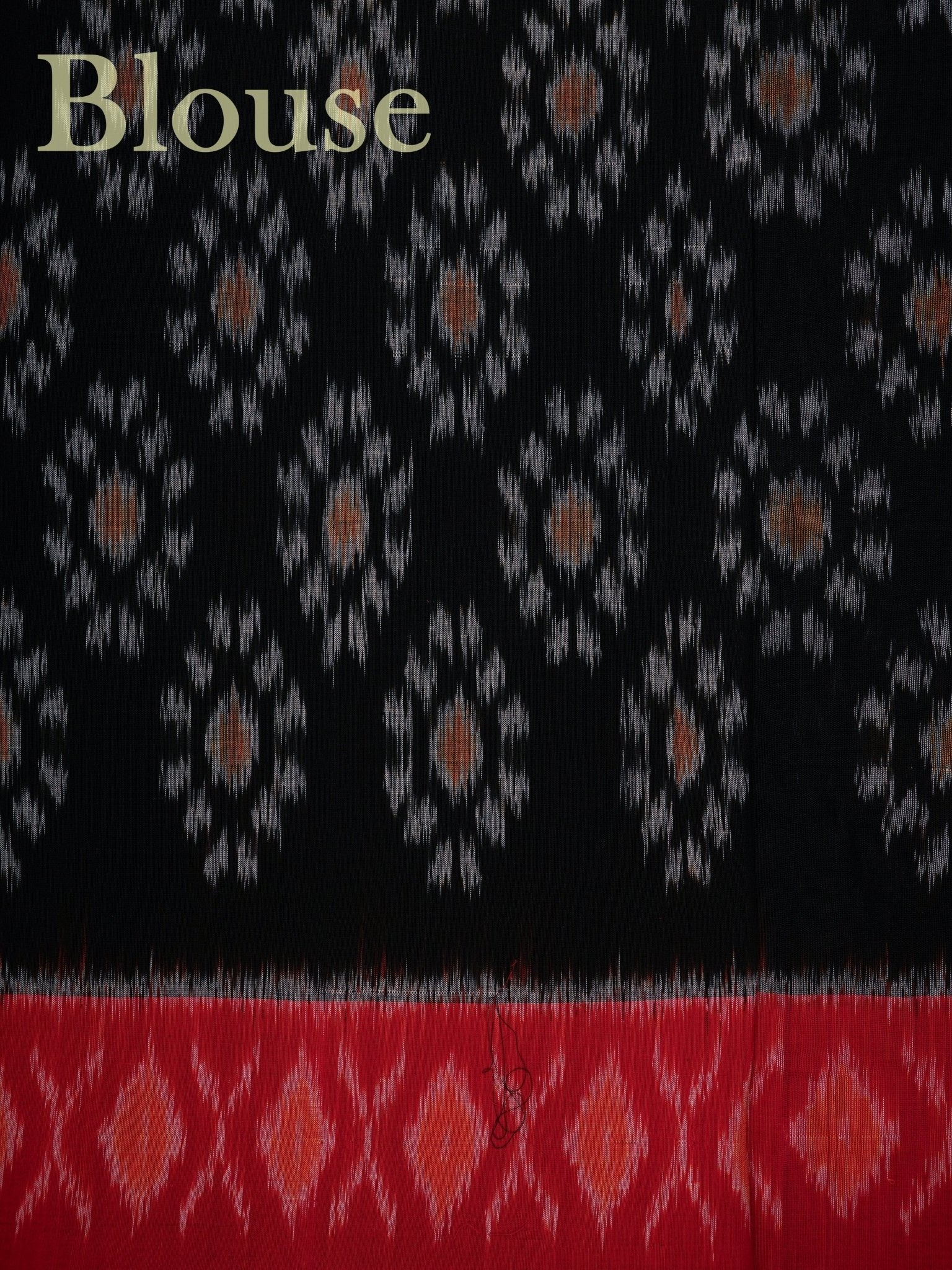 Handspun Cotton Black 100% Pure Cotton - Manoranjitham Weaves - Handloom Store