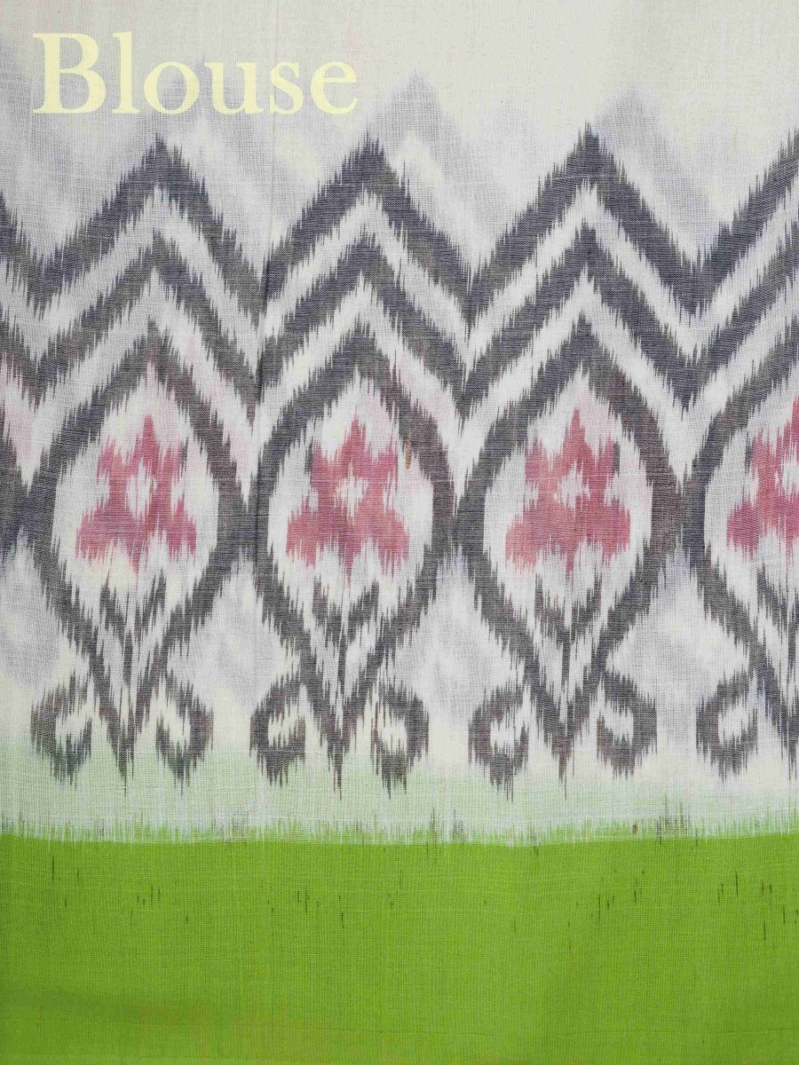 Handspun Cotton Cream 100% Pure Cotton - Manoranjitham Weaves - Handloom Store