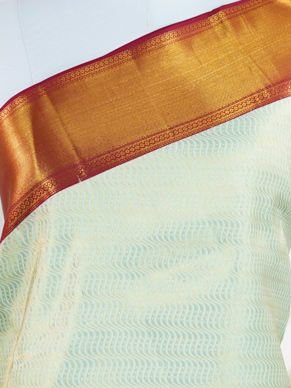 Kanchipuram Silk 100% Pure Silk - Manoranjitham Weaves - Handloom Store