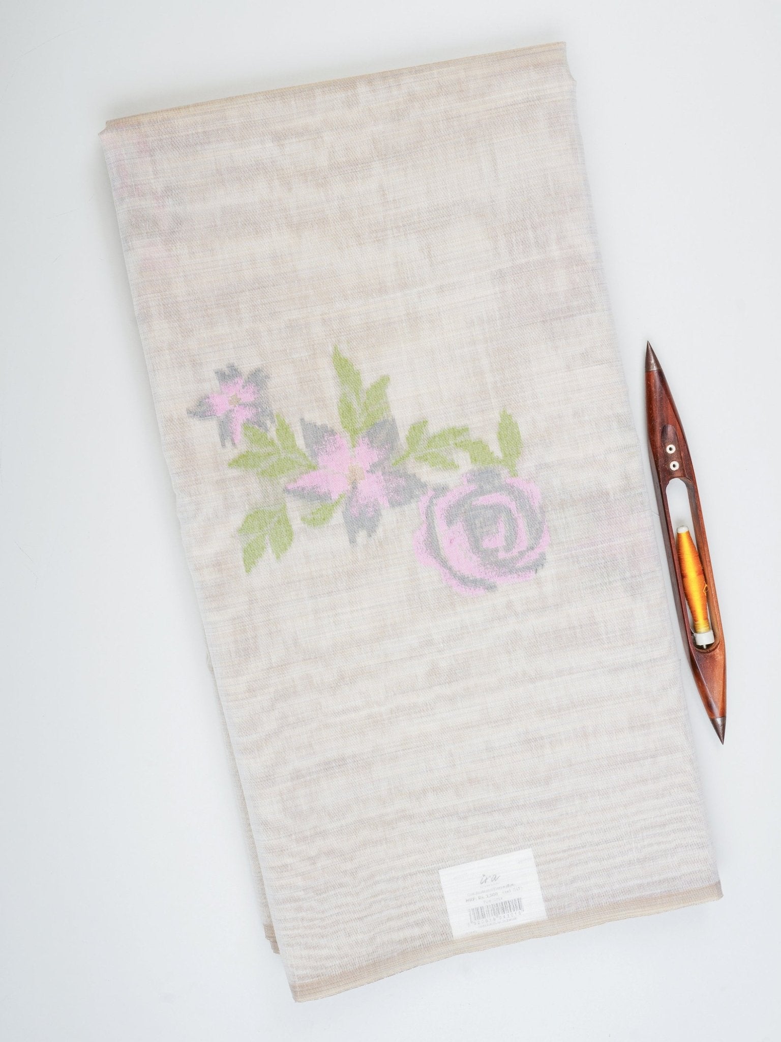 Cotton Grey 100% Pure Cotton - Manoranjitham Weaves - Handloom Store