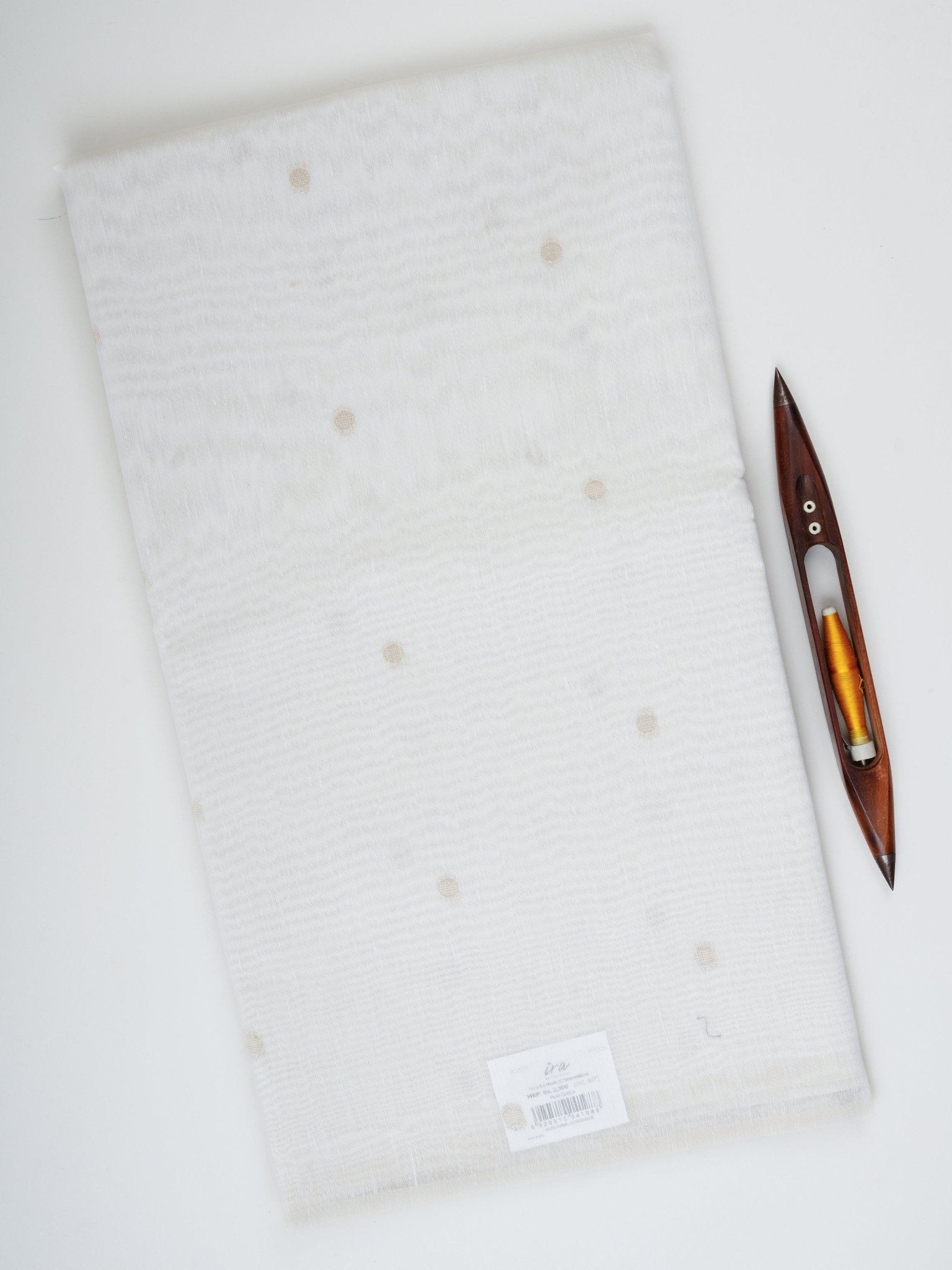 Cotton Cream Linen Cotton - Manoranjitham Weaves - Handloom Store