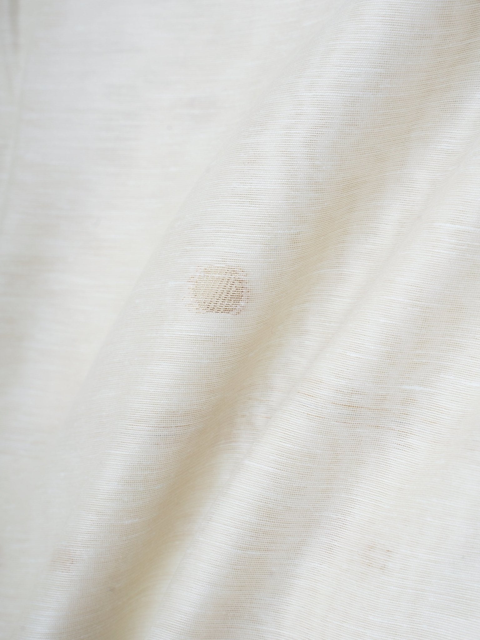 Cotton Cream Linen Cotton - Manoranjitham Weaves - Handloom Store