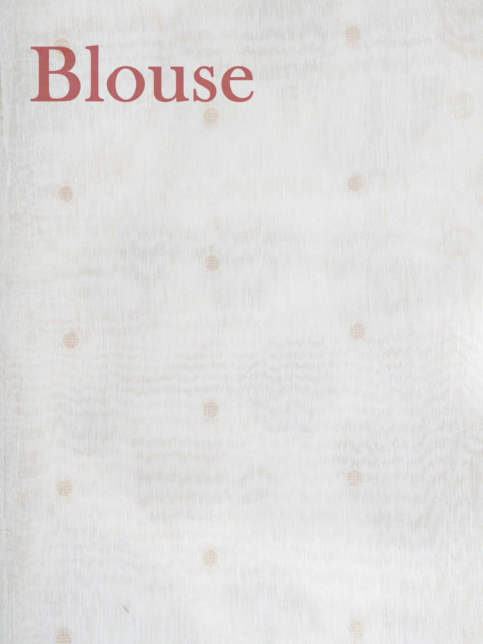 Cotton Cream Linen Cotton - Manoranjitham Weaves - Handloom Store