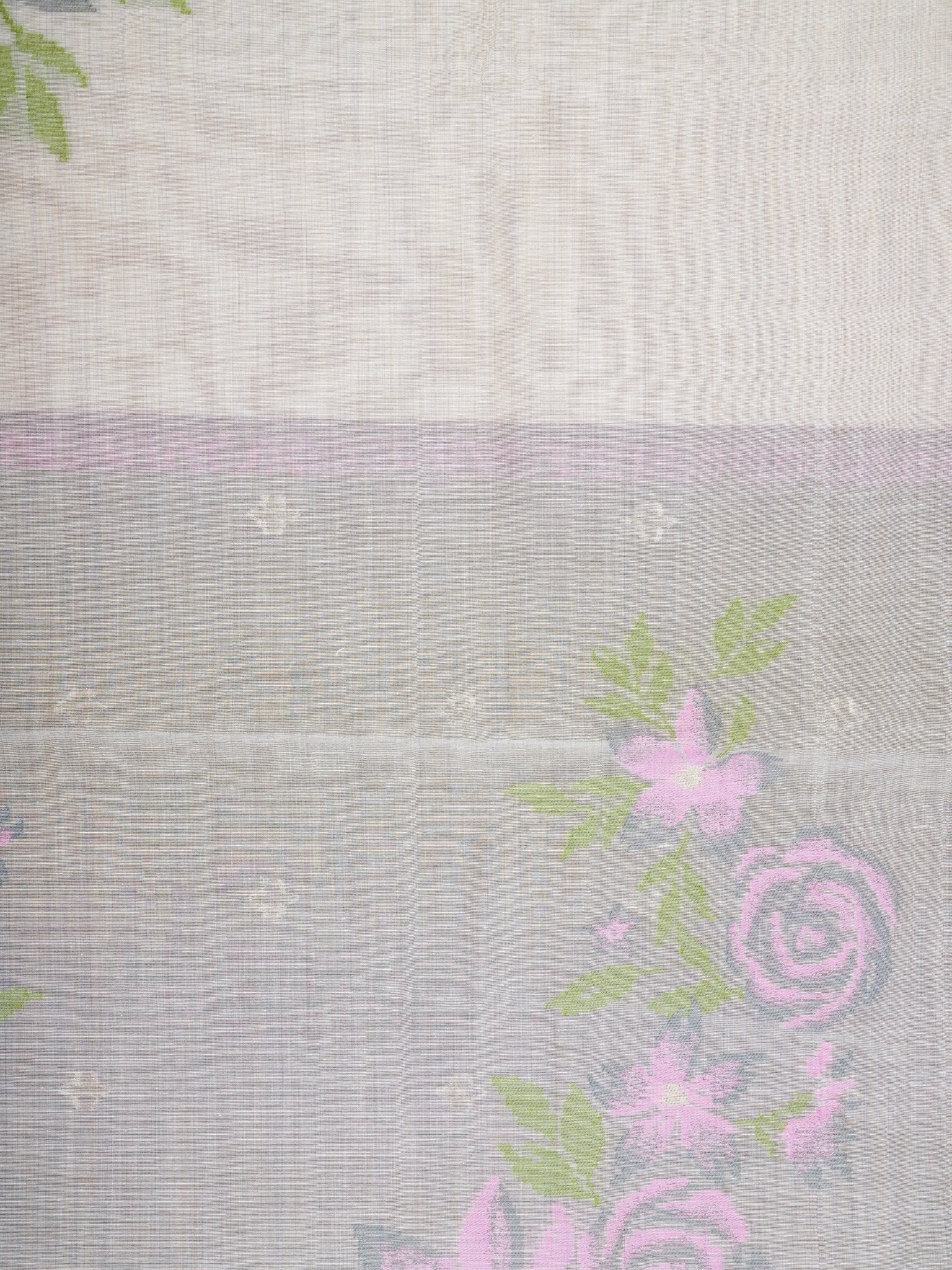 Cotton Grey 100% Pure Cotton - Manoranjitham Weaves - Handloom Store