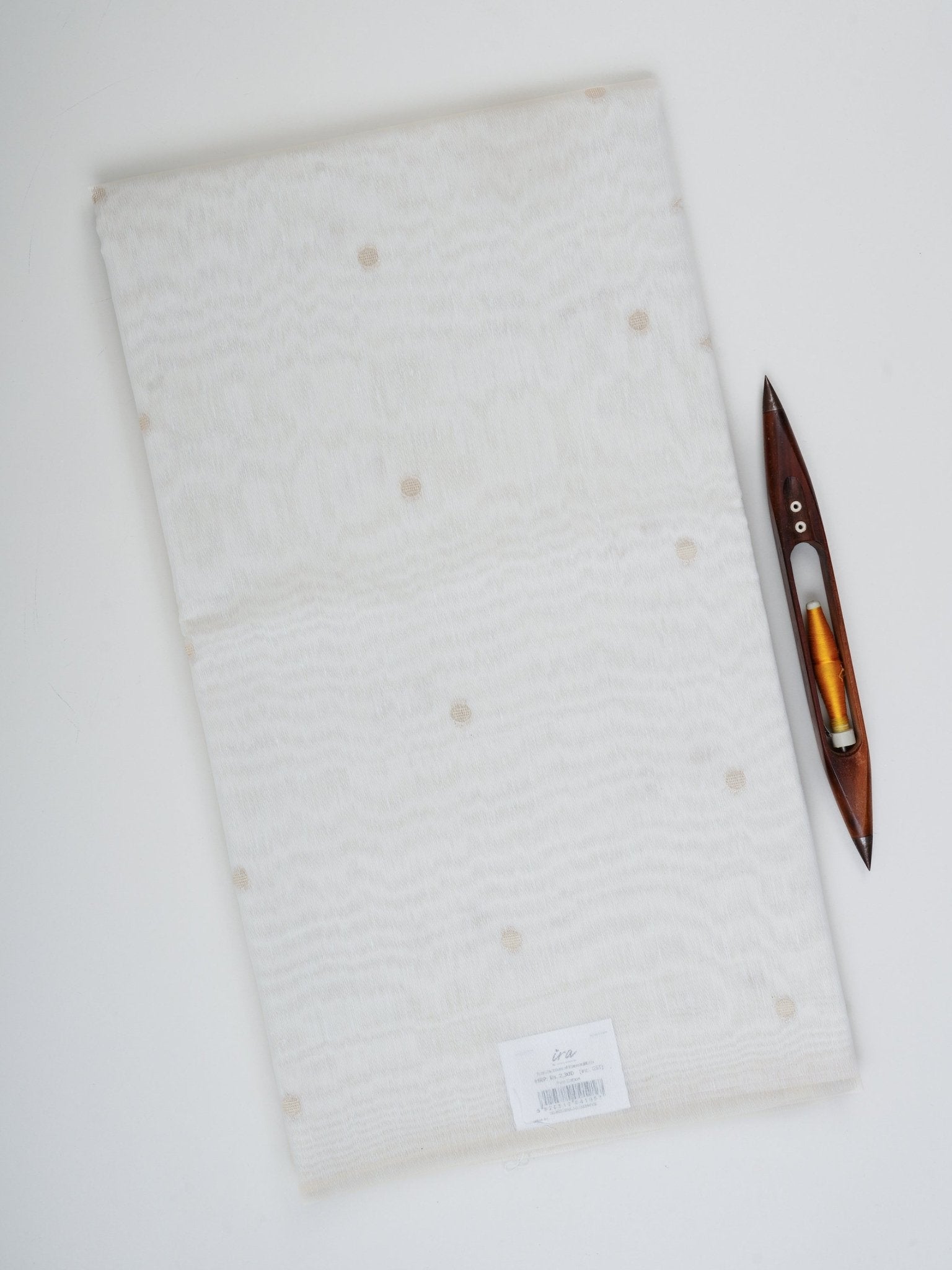 Cotton Cream Linen Cotton - Manoranjitham Weaves - Handloom Store