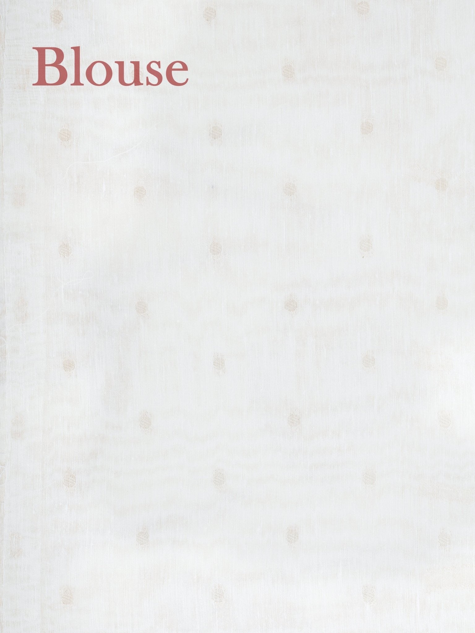 Cotton Cream Linen Cotton - Manoranjitham Weaves - Handloom Store