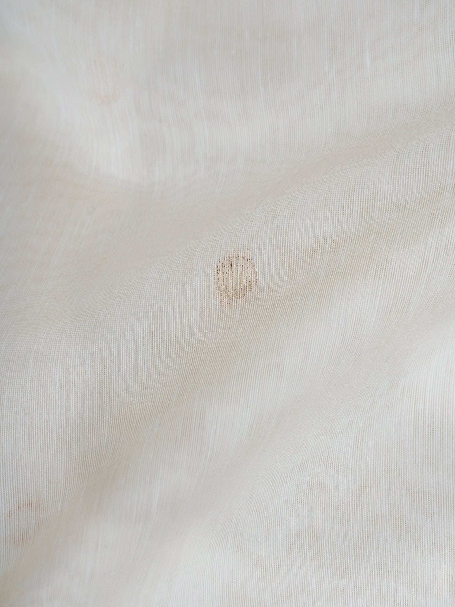 Cotton Cream Linen Cotton - Manoranjitham Weaves - Handloom Store