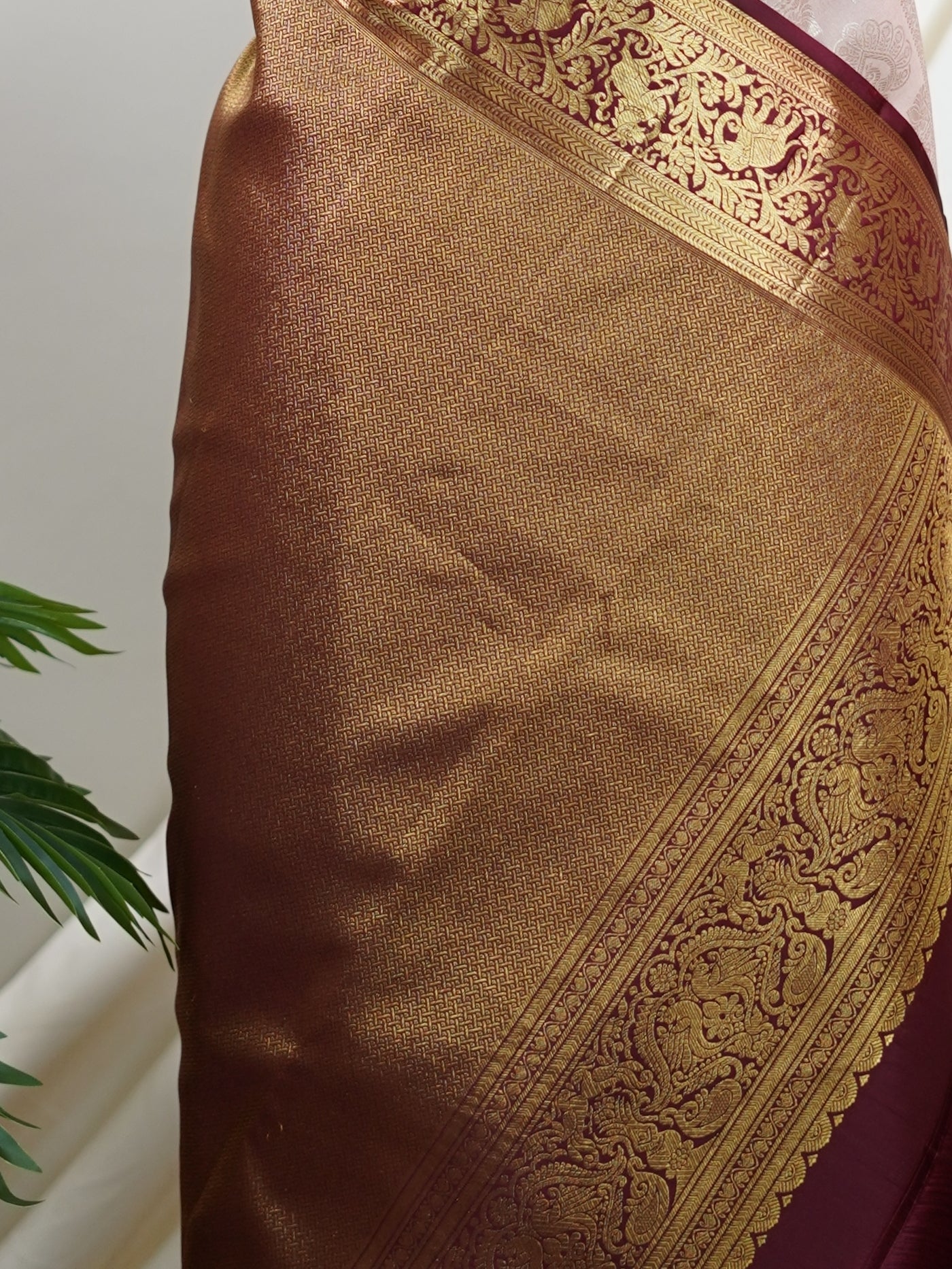 Kanchipuram Silk 100% Pure Silk - Manoranjitham Weaves - Handloom Store