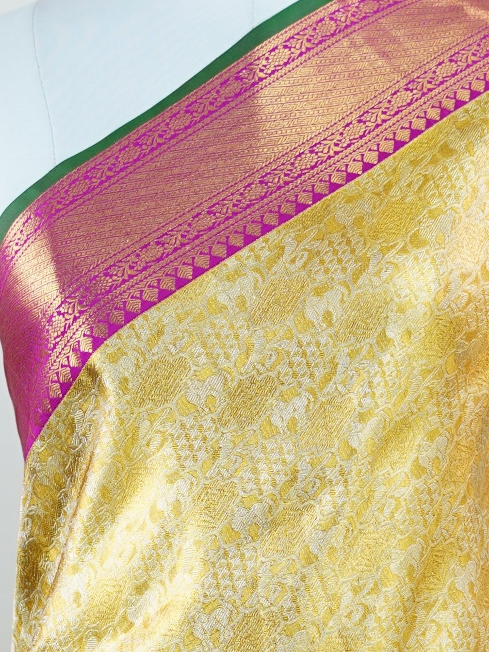 Kanchipuram Silk 100% Pure Silk - Manoranjitham Weaves - Handloom Store