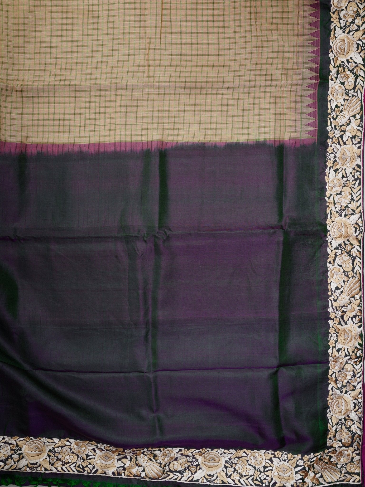 Tussar 100% Pure Silk - Manoranjitham Weaves - Handloom Store