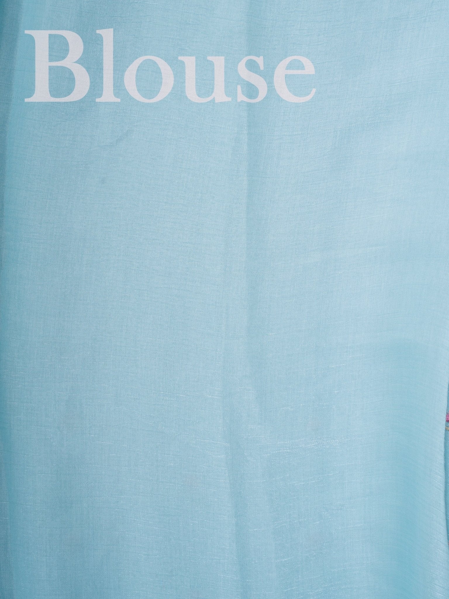 Katan Blue 100% Pure Tissue - Manoranjitham Weaves - Handloom Store