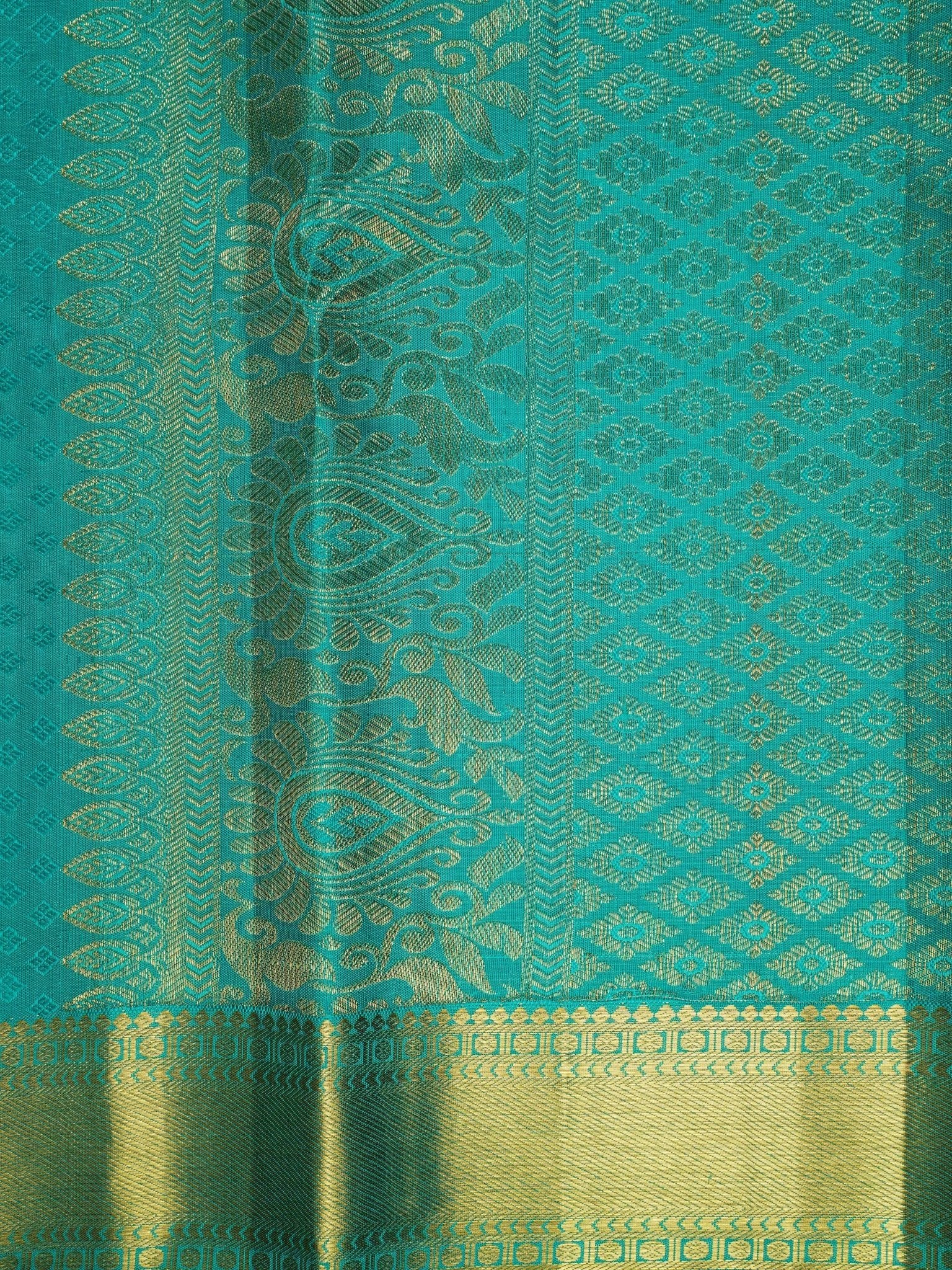 Kanchipuram Silk Dark Pink 100% Pure Silk - Manoranjitham Weaves - Handloom Store