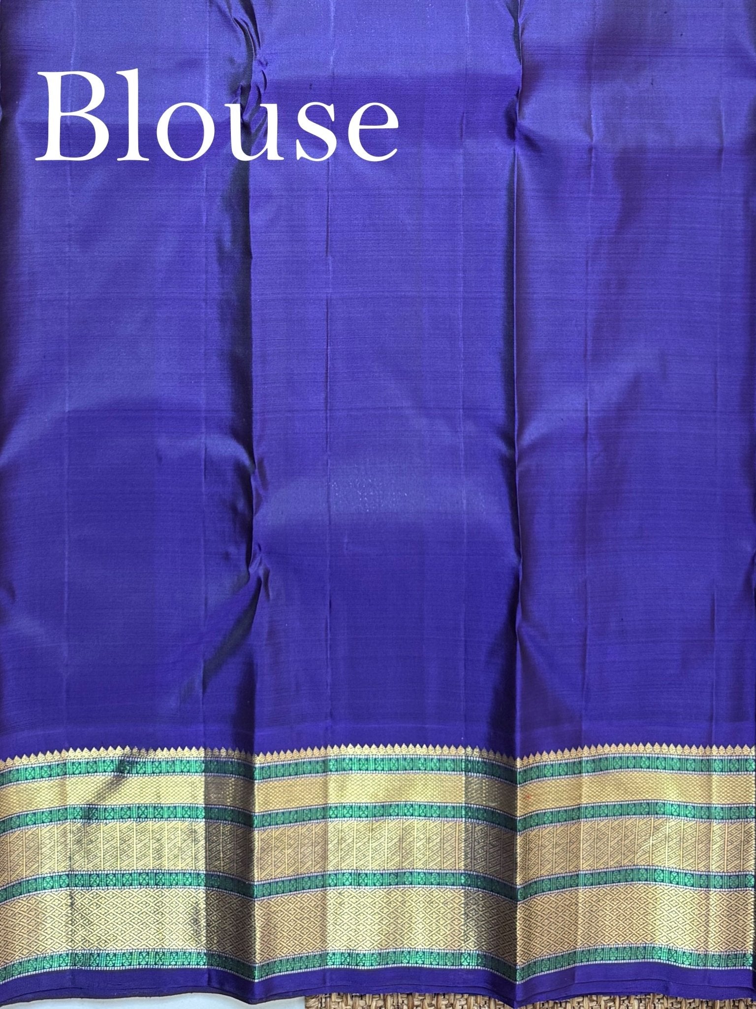 Kanchipuram Silk Orange 100% Pure Silk - Manoranjitham Weaves - Handloom Store