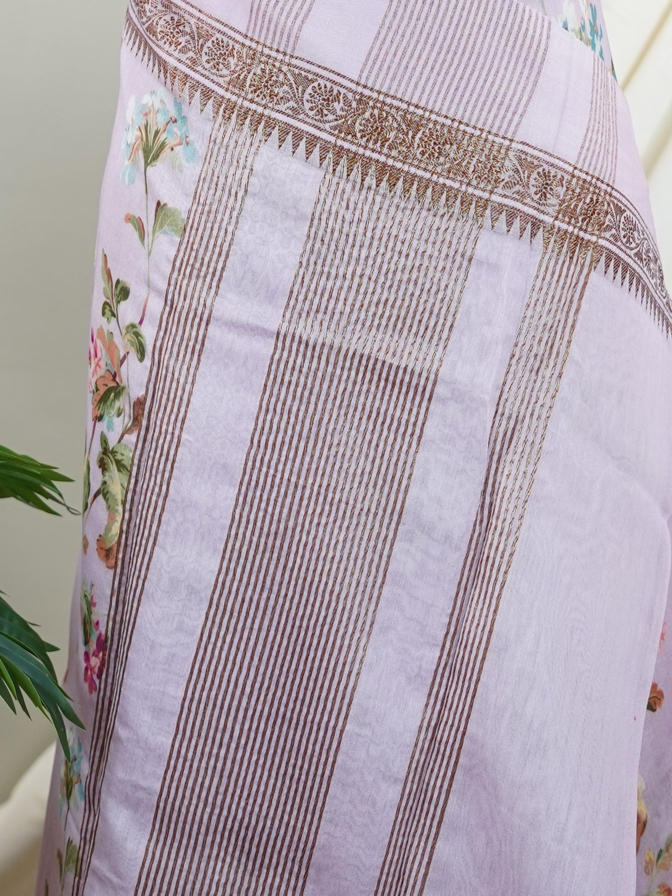 Cotton Purple Silk Cotton - Manoranjitham Weaves - Handloom Store
