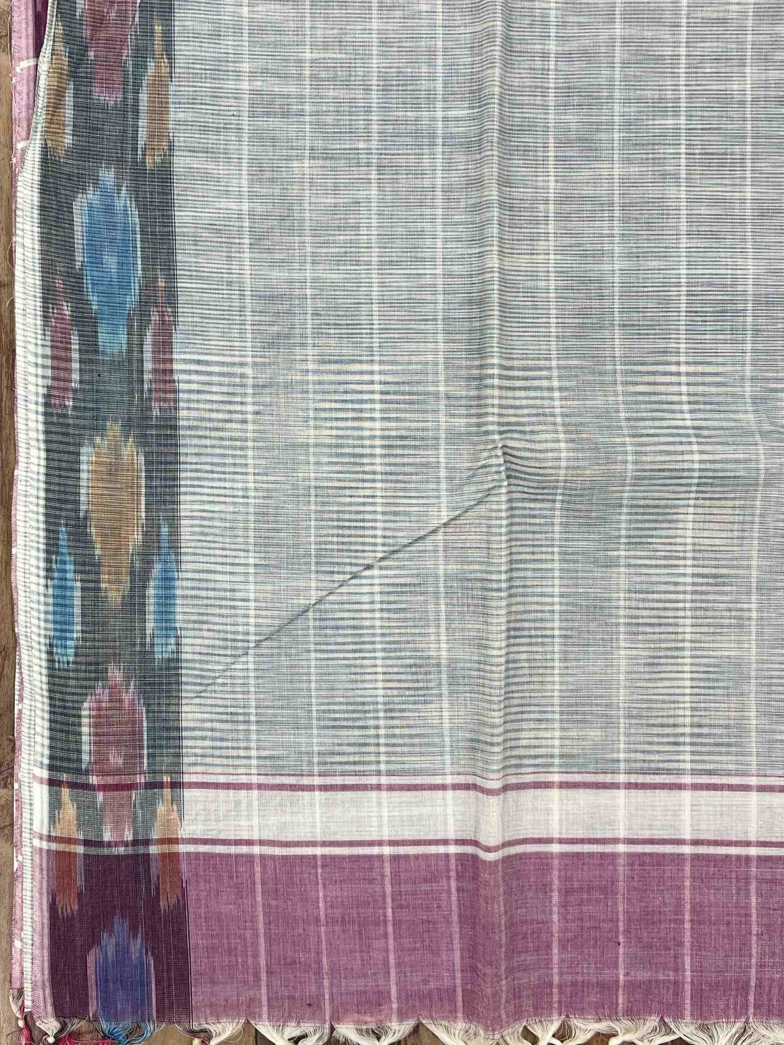 Bengal Cottons Pink 100% Pure Cotton - Manoranjitham Weaves - Handloom Store